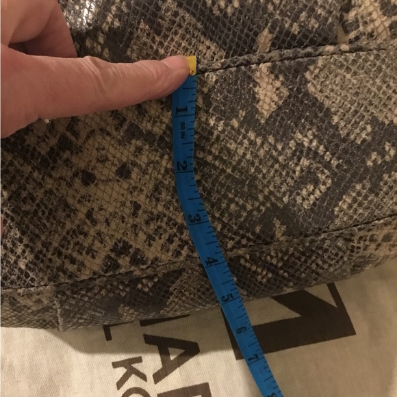 Michael Kors Snakeskin Embossed Leather Hobo Bag - Picture 13 of 16